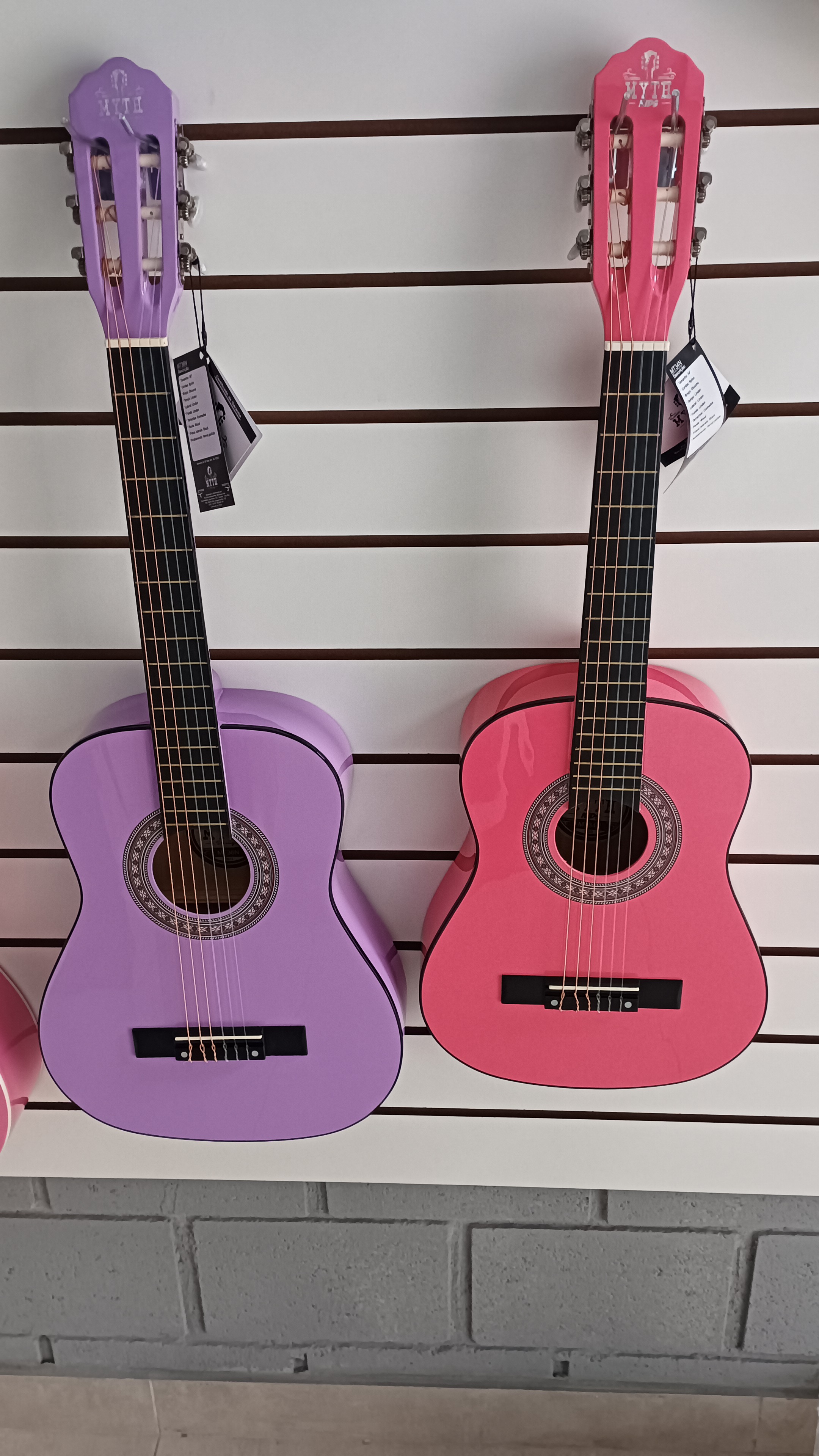 Violão nylon infantil rosa 