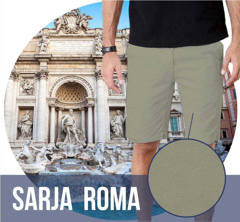 Tecido Sarja Roma